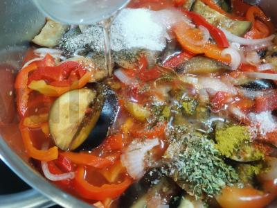 Baklažanai žiemai pagal gruzinišką receptą Žingsnis 6