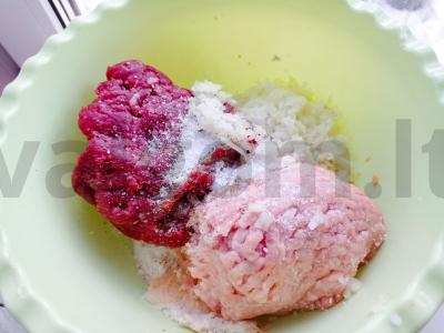 Namų kotletai iš kiaulienos ir jautienos pagal GOST Žingsnis 1