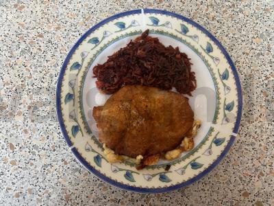 Kiaulienos steikas su sūriu ir citrinos sultimis orkaitėje pagrindine nuotrauka