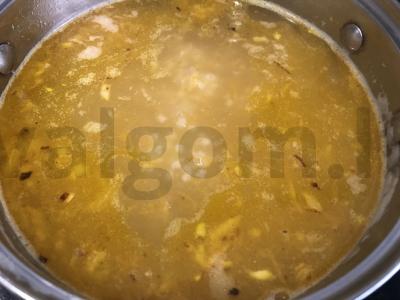 Sriuba su meatballs ir grikiais Žingsnis 6