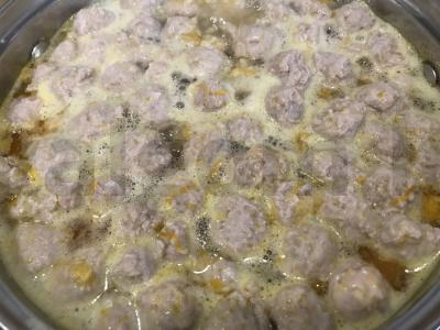 Sriuba su meatballs ir grikiais Žingsnis 8