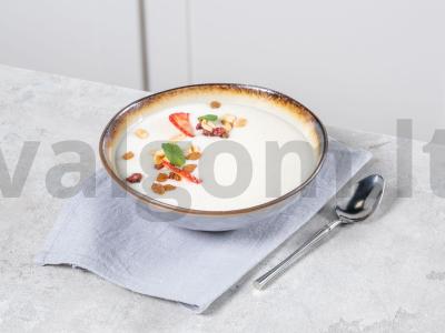 Manų košė lėtoje viryklėje su pienu pagrindine nuotrauka