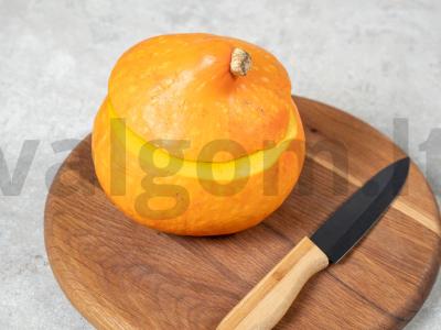 Mėsa moliūge orkaitėje Žingsnis 1