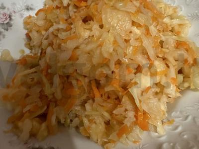 Marinuotų kopūstų salotos su pavasario žalumynais Žingsnis 2