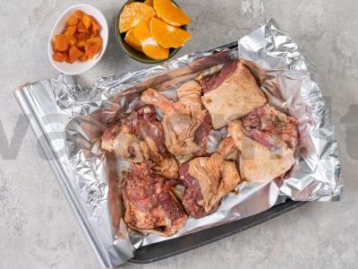 Antis, kepta folijoje orkaitėje Žingsnis 2