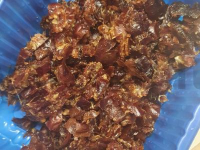 Grūdų batonėliai su džiovintais vaisiais Žingsnis 1