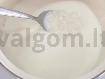 Ryžių košė su obuoliu ir cinamonu Žingsnis 3