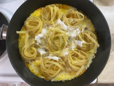 Makaronų lizdai su faršu Žingsnis 4