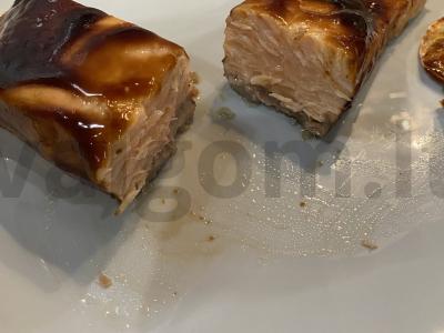 Lašiša su unagi padažu Žingsnis 2