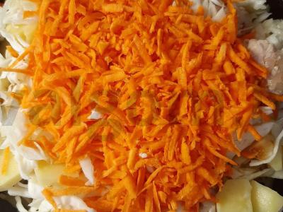 Daržovių troškinys su kopūstais ir mėsa Žingsnis 6