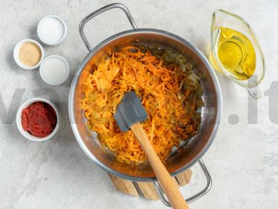 Cukinijų ikra žiemai be acto Žingsnis 1