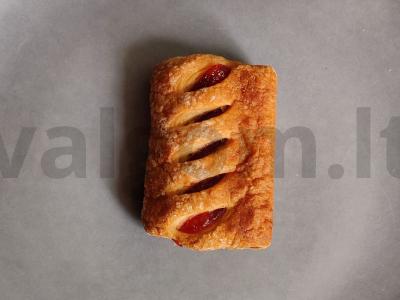 Prancūziška sluoksniuota tešla su papaja pagrindine nuotrauka