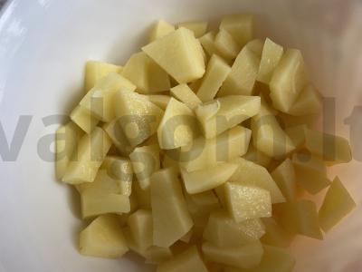 Sūrio sriuba su dešra Žingsnis 4