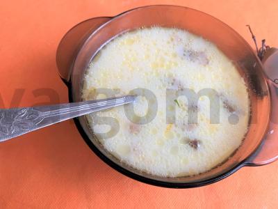 Sūrio sriuba su dešra Žingsnis 7