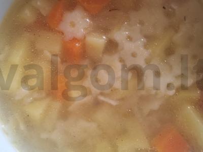 Vaikų sriuba su žvaigždutėmis pagrindine nuotrauka