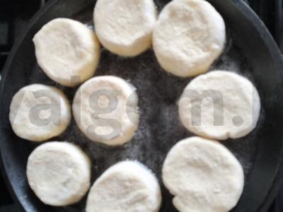 Sūrio blynai su kokosų aliejumi Žingsnis 6