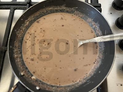 Manų košė su kakavos ir razinų skoniu Žingsnis 2