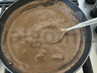 Manų košė su kakavos ir razinų skoniu Žingsnis 3