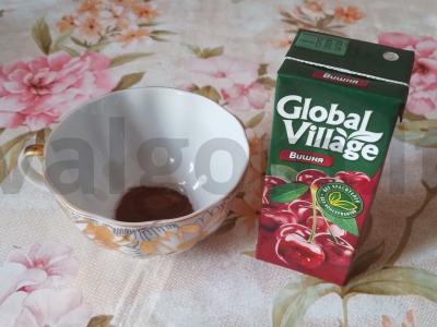 Cikorijos gėrimas su vyšnių sultimis Žingsnis 1