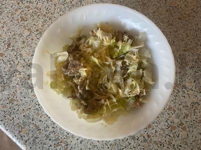 Salotas „Romuld“ su kalakutiena ir grybais Žingsnis 7