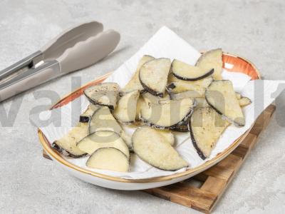 Kepti baklažanai miltuose Žingsnis 2