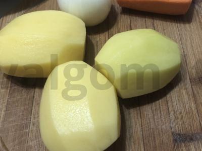 Žuvies sriuba su kviečių kruopomis Žingsnis 1