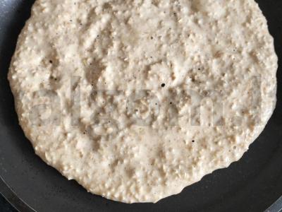 Avižų blynas su raudonąja žuvimi Žingsnis 4