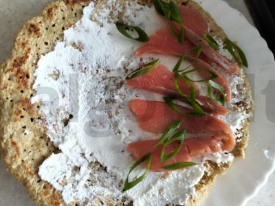 Avižų blynas su raudonąja žuvimi Žingsnis 5