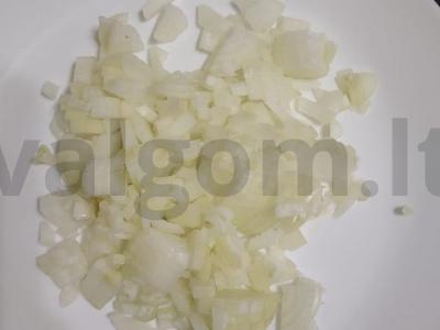 Namų stiliaus sriuba su makaronais ir meatballs Žingsnis 2