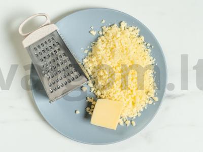 Makaronai su sūriu ir kiaušiniu Žingsnis 3