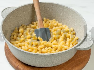 Makaronai su sūriu ir kiaušiniu Žingsnis 5