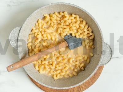 Makaronai su sūriu ir kiaušiniu Žingsnis 6