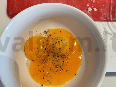 Orzotto „Carbonara“ su rūkyta šonine Žingsnis 2