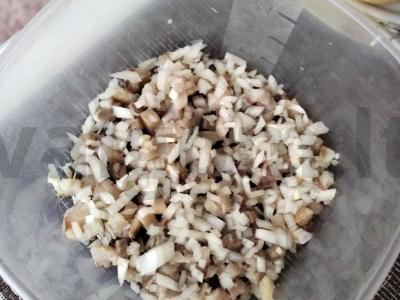 Silkė po šubėmis tradicinė Žingsnis 3