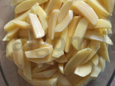 Kaimiški bulvės su paprika Žingsnis 1