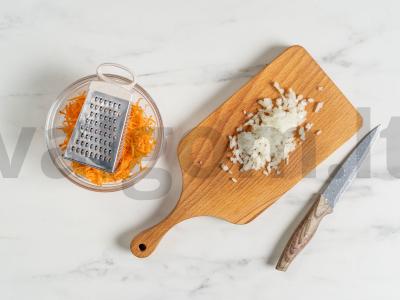 Nudų lizdai su faršu Žingsnis 1