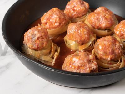 Nudų lizdai su faršu Žingsnis 5