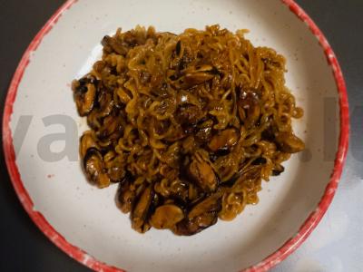 Makaronai su midijomis pagrindine nuotrauka