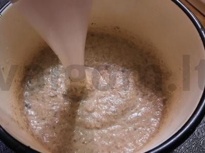 Grybų grietinėlės sriuba Žingsnis 6