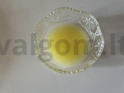 Ažūriniai blynai ant verdančio vandens su sviestu Žingsnis 8