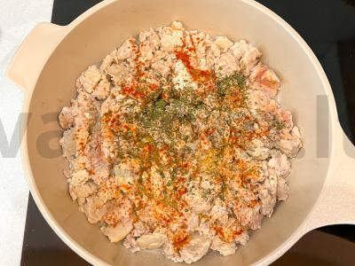 Daržovių troškinys su mėsa sojų padaže Žingsnis 1