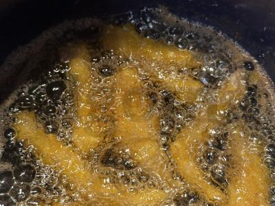 Sultingi tempūriniai vištienos filė pagaliukai Žingsnis 5