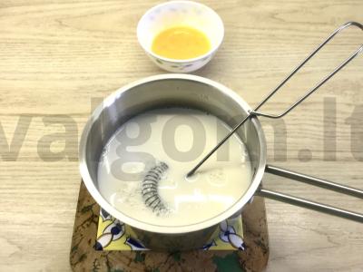 Kruasanai su kremu Žingsnis 1