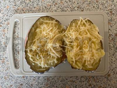 Keptas bulvės su sūriu „Mažytė bulvytė“ Žingsnis 6