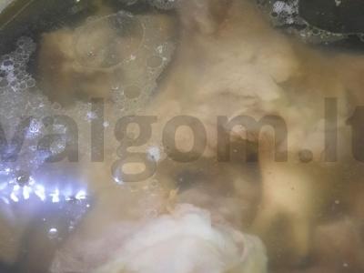 Šurpa iš kiaulienos su kaulais Žingsnis 3