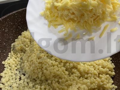Makaronai su sūriu Žingsnis 8