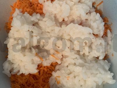 Ryžių apkepas su morkomis Žingsnis 3