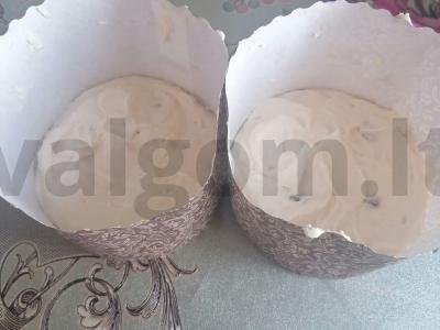 Greitas varškės kulichas Žingsnis 1