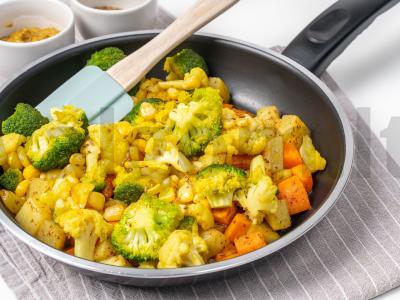 Daržovių troškinys su žiediniais kopūstais ir jūros druska Žingsnis 2