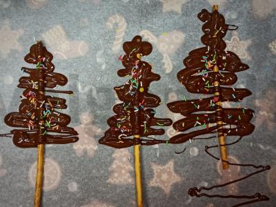 Šokoladiniai „Eglutės-minutės“ Žingsnis 5